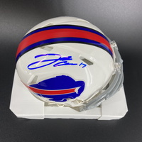 Bills - Josh Allen Signed Mini Helmet