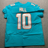 Red Cross - Dolphins Tyreek Hill Signed Authentic Jersey