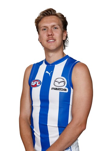 Photo of Miller Bergman #27 -  Player Issue Away Guernsey