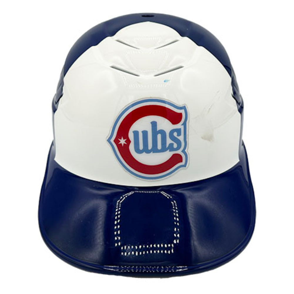 Carson Kelly Team-Issued Blues Alternate Catcher's Helmet - 2025