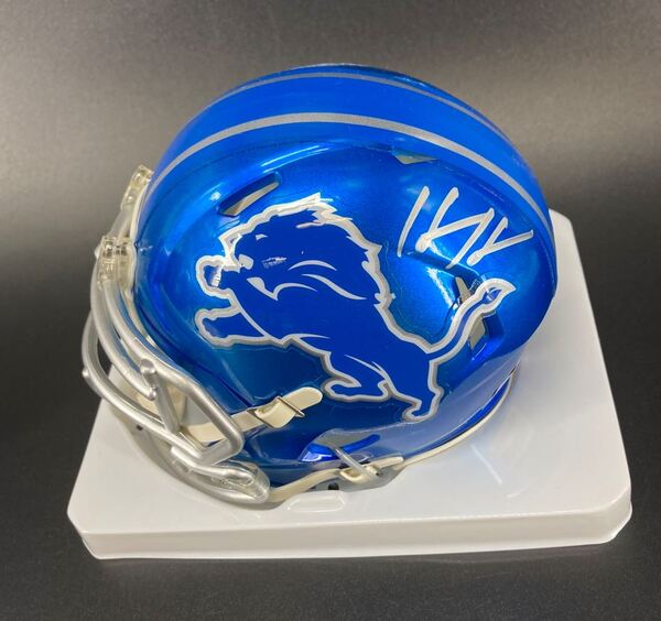 NFL - Lions Hendon Hooker Signed Flash Mini Helmet