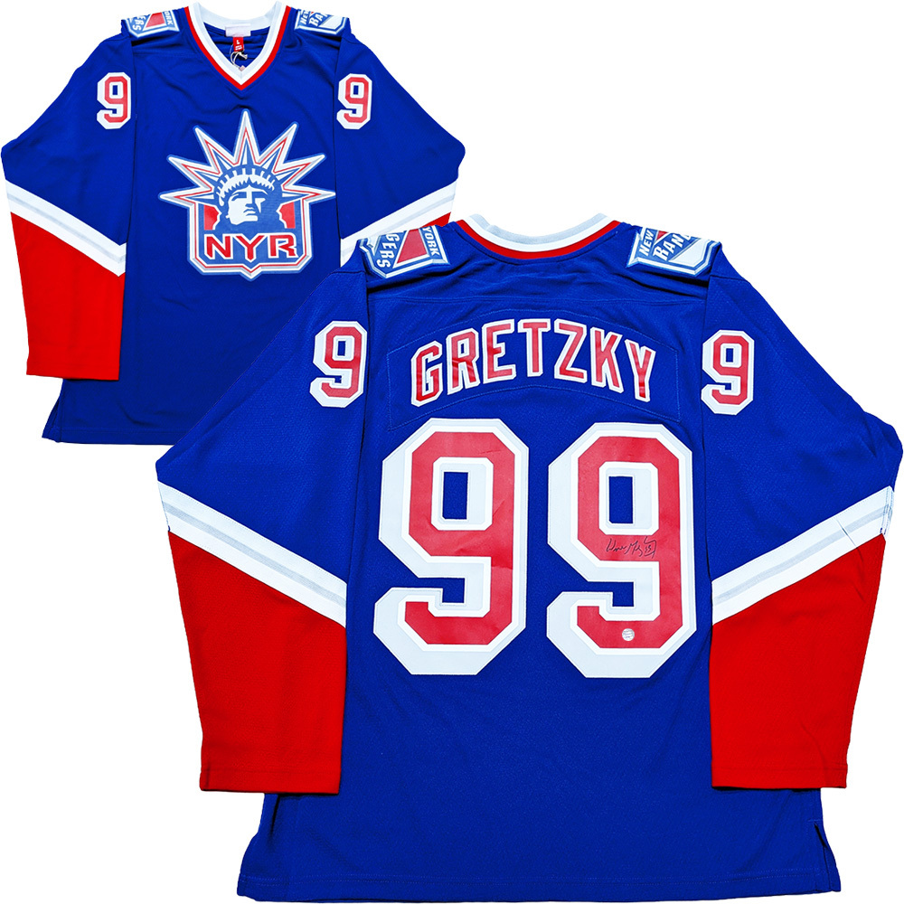 Wayne Gretzky Autographed New York Rangers Mitchell & Ness Jersey