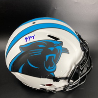 NFL - Panthers Jonathan Mingo Signed Authentic Lunar Eclipse Speed Helmet