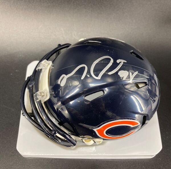 NFL - Bears Montez Sweat Signed Mini Helmet