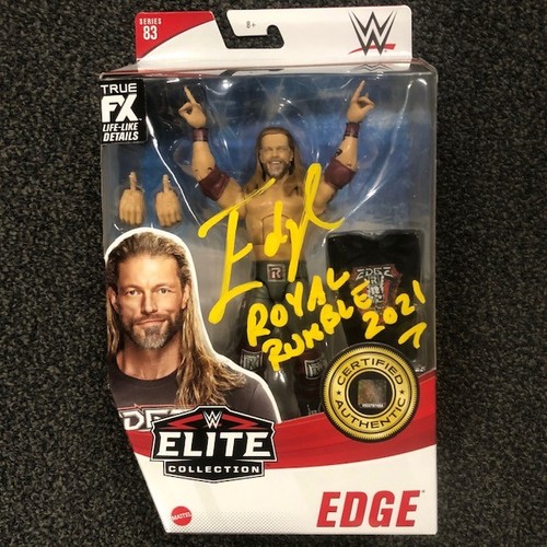 Edge SIGNED WWE Elite Series 83 Action Figure