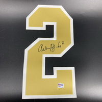 NFL - Saints Aaron Brooks Signed Jersey Number