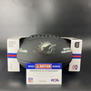 NFL - Dolphins Quinn Ewers Signed Black Composite Silver Series Football