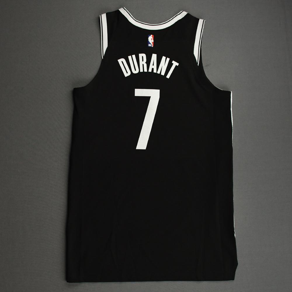 Kevin Durant - Brooklyn Nets - Kia NBA Tip-Off 2020 - Game-Worn Icon Edition Jersey - Nets 