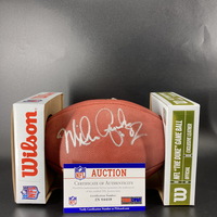 NFL - Eagles Mike Quick Signed Authentic Football