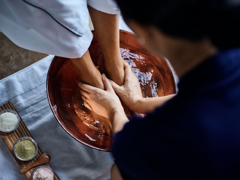Reflexology Massage 75mins at Waldorf Astoria Maldives Ithaafushi
