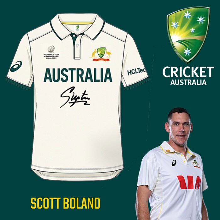 Photo of Scott Boland 2025 World Test Championship Final Player-Issue Shirt