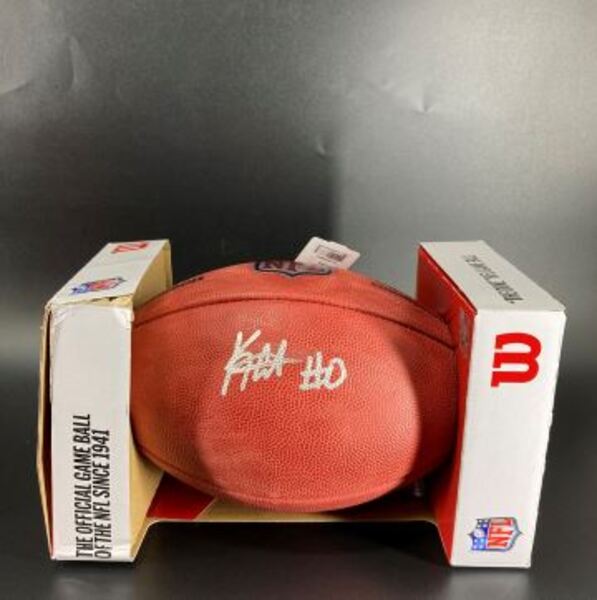 NFL - Bills Keon Coleman Signed Authentic Football