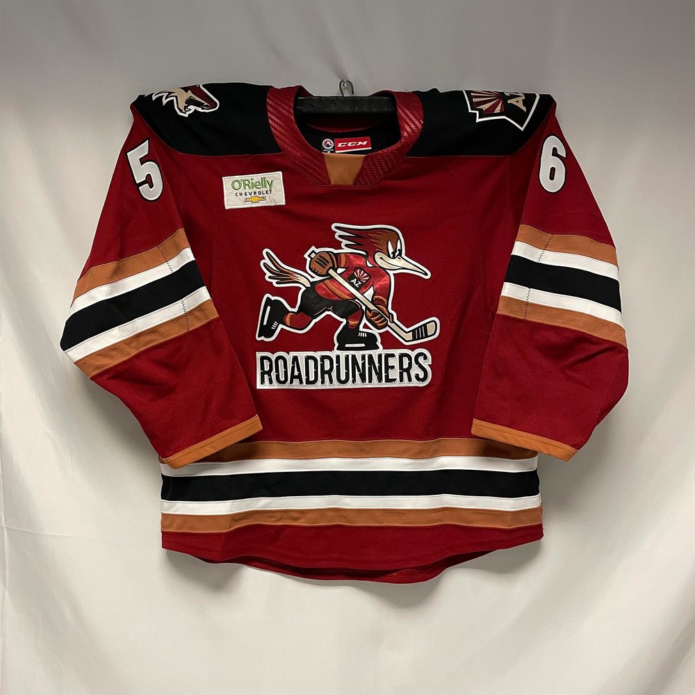 AHL Authentic 202021 Tucson Roadrunners Regular Season Jersey Worn