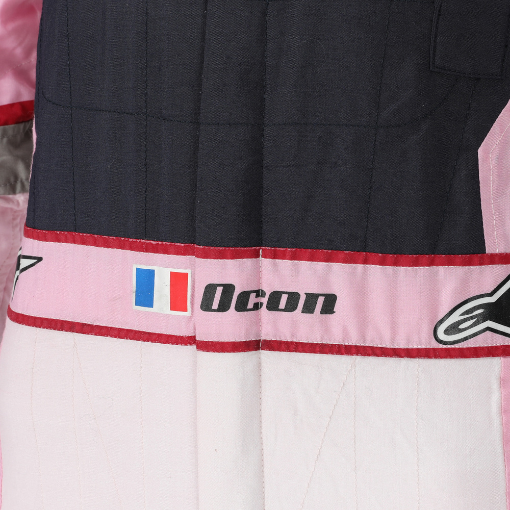 Esteban Ocon 2018 Signed Sahara Force India F1 Team Race Weekend Used Race Suit F1 Authentics