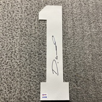 NFL - Browns Denzel Ward Signed Jersey Number