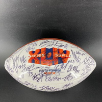 NFL - Saints Multi Sign Super Bowl XLIV Panel Ball Signed By Over 25 Pla...