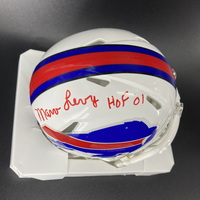 HOF - Bills Marv Levy Signed Mini Helmet