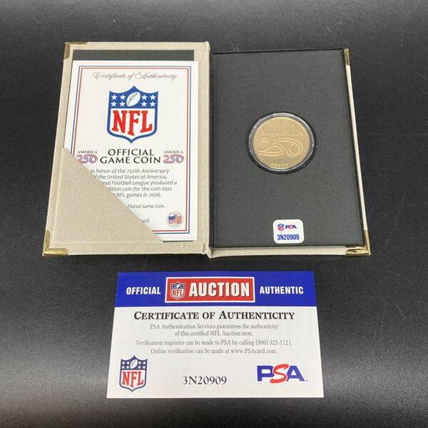 NFL - Game Used Flip Coin Bills vs Broncos (1/17/2026)