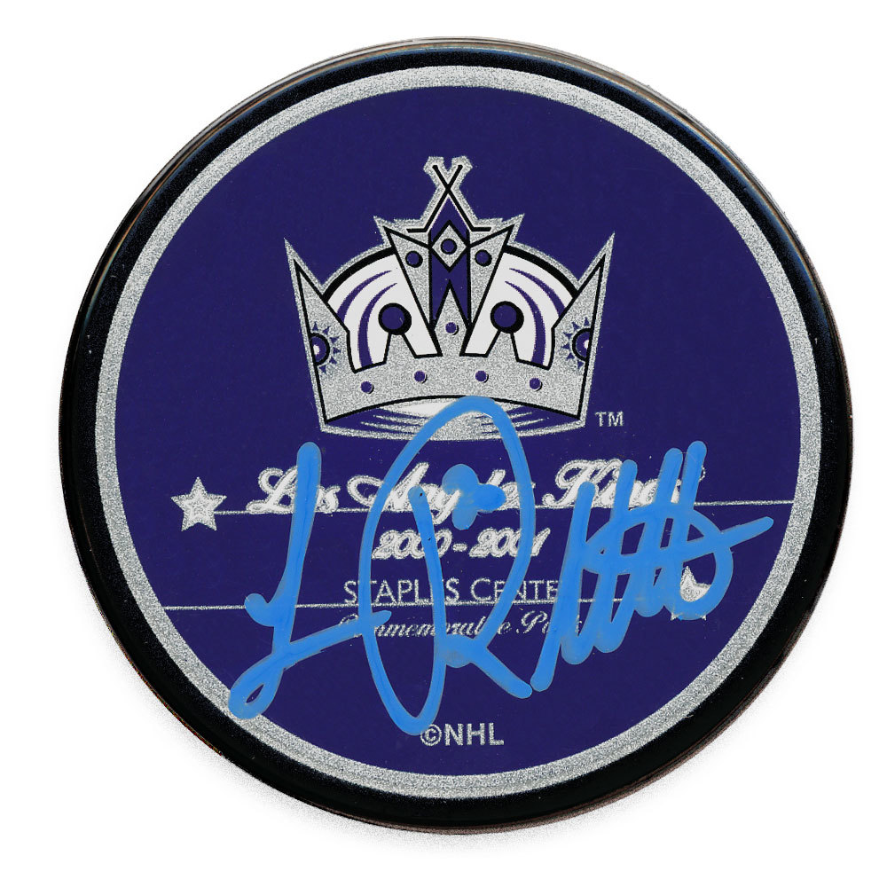 Luc Robitaille Los Angeles Kings 2000-2001 Commemorative Autographed Puck