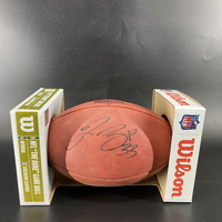 Panthers - Tre Boston Signed Authentic Football with Panthers Logo