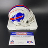 HOF - Bills Marv Levy Signed Mini Helmet