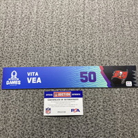 NFL - Buccaneers Vita Vea 2024 Pro Bowl Games Nameplate 1 of 1