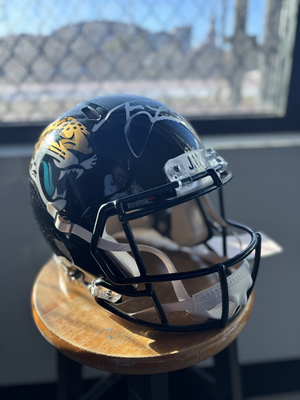 Autographed Jaguars Trevor Lawrence Football Helmet