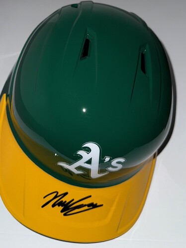 Nick Kurtz Autographed Athletics Batting Helmet | MLB Auctions