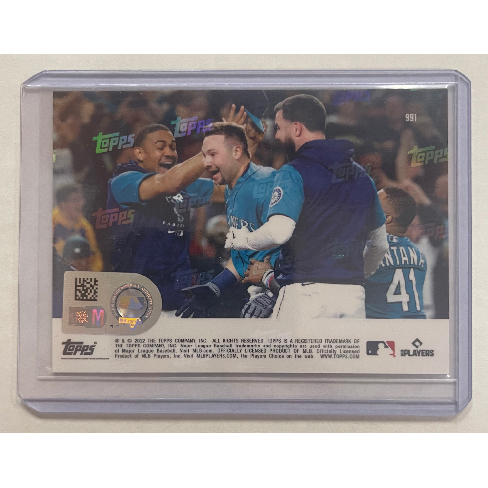 Cal Raleigh Autographed Topps NOW Card - Signed on card - Postseason ...