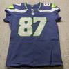 Crucial Catch - Seahawks Noah Fant Signed Game Issued Jersey 2023 Season Size 44