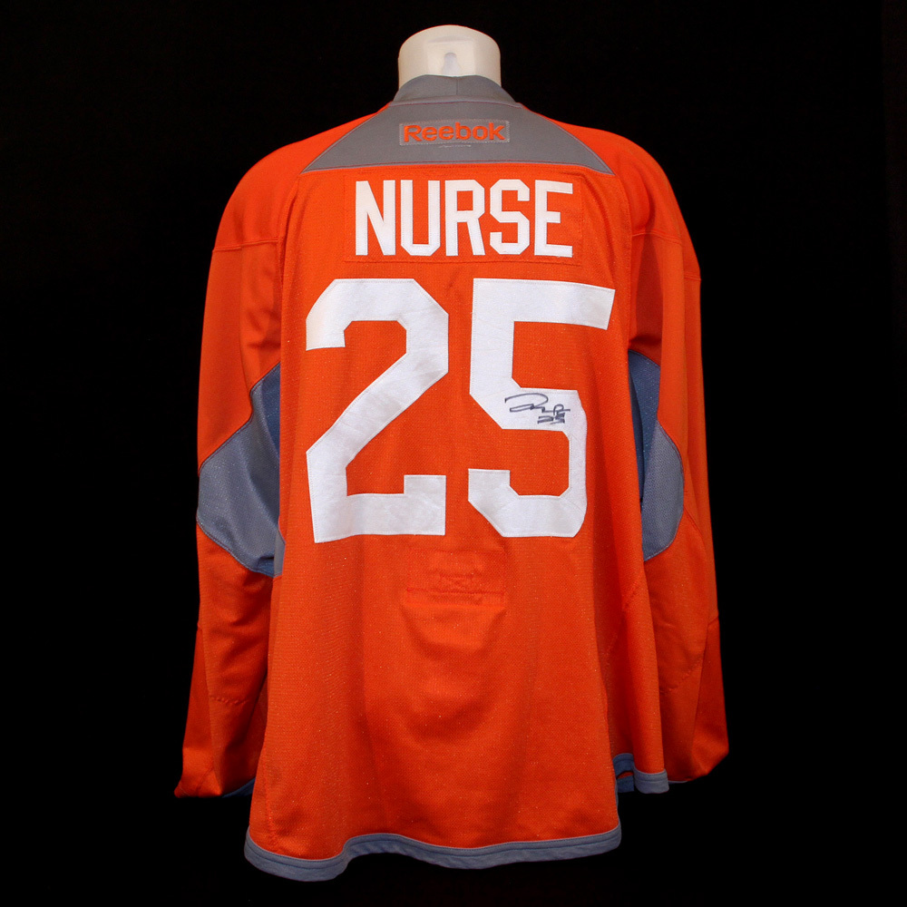 Darnell Nurse 25 Autographed 201516 Edmonton Oilers Training Camp