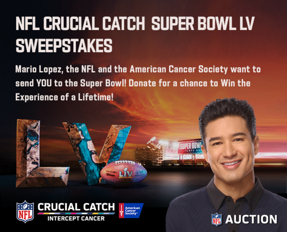Crucial Catch Super Bowl LV Experience Sweepstakes