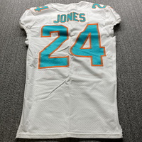 STS - Dolphins Byron Jones Game Worn Jersey 2021 Season Size 40 (Washed ...