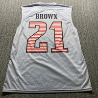 Eagles - Sydney Brown Practice Worn Jersey Size L Benefitting Ronald McD...