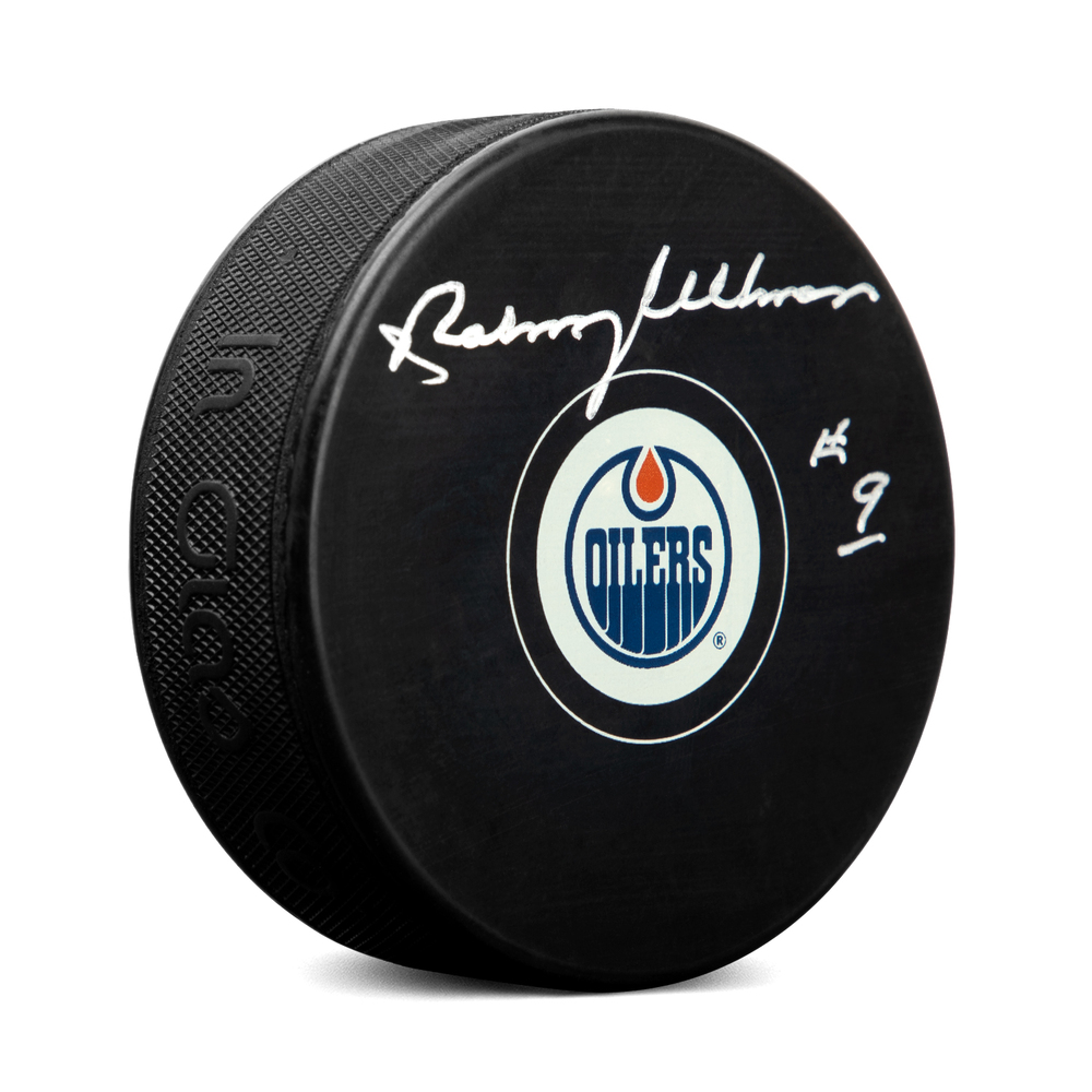 Norm Ullman Autographed Edmonton Oilers Hockey Puck