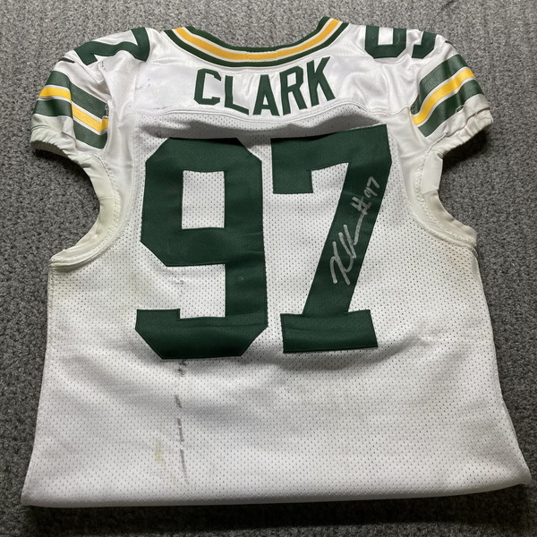 Crucial Catch - Packers Kenny Clark Signed Game Worn Jersey (10/27/2024)...