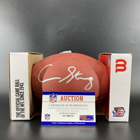 NFL - Eagles Carson Strong signed authentic football