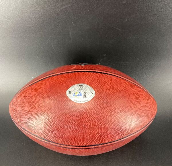 London Games - Rams  Game Used K-Ball (10/19/2025) Individually Numbered...