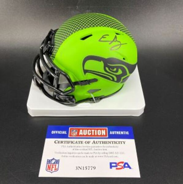 NFL - Seahawks Elijah Arroyo Signed Rave Mini Helmet