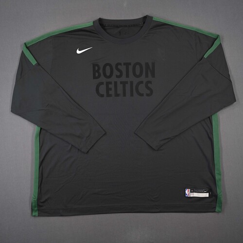 Image of Fall, Tacko<br>City Edition Long Sleeved Shooting Shirt - Game-Issued (GI)<br>Boston Celtics<br>2020-21<br>#99