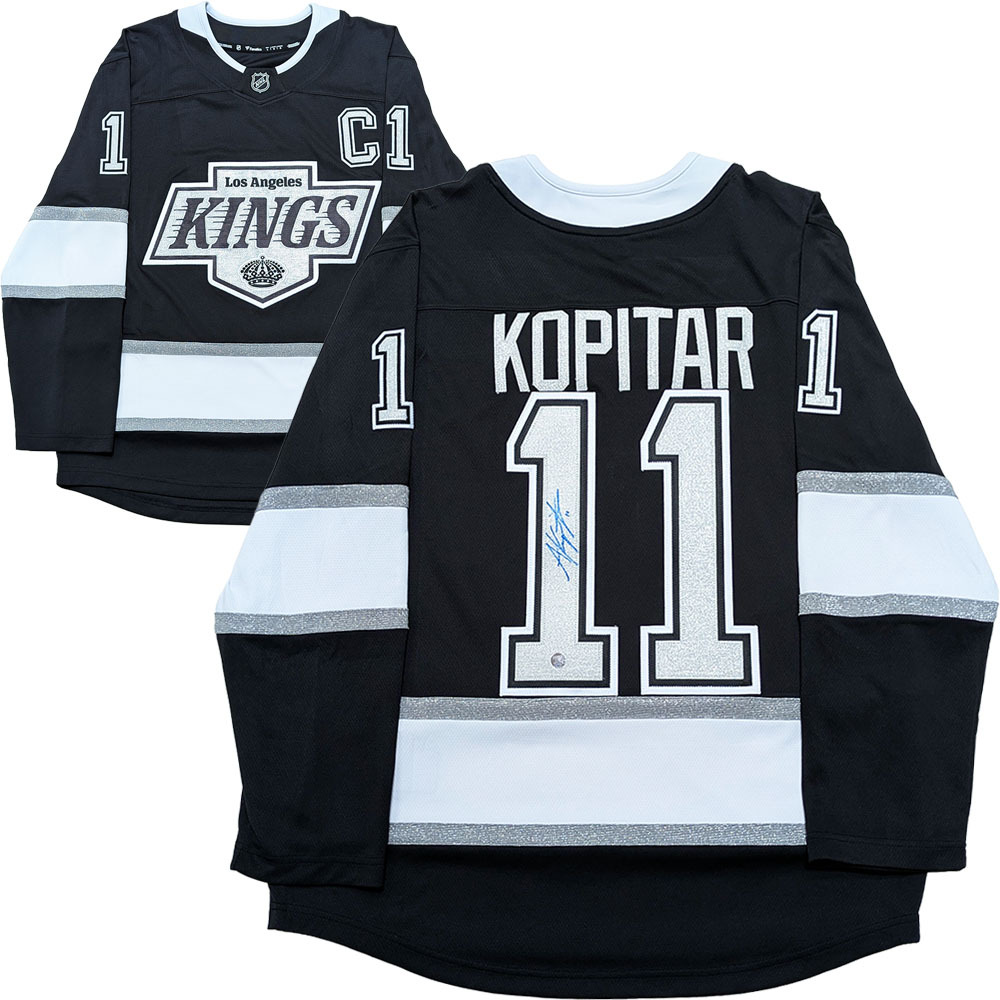 Anze Kopitar Autographed Los Angeles Kings Fanatics Breakaway Jersey