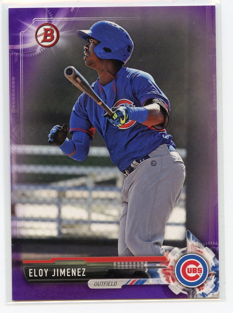 2017 Bowman Prospects Purple #BP50 Eloy Jimenez 073/250