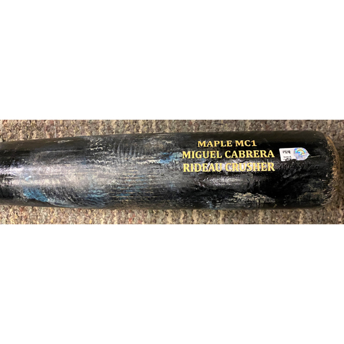 Cabrera Exclusive! Miguel Cabrera Team-Issued Cracked Bat (MLB AUTHENTICATED)