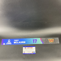 NFL - Commanders Terry McLaurin 2023 Pro Bowl Games Nameplate Special Ed...