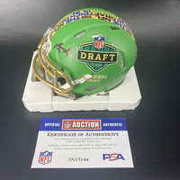 NFL - Panthers Tetairoa McMillan Signed NFL Draft Mini Helmet