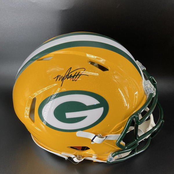NFL - Packers Michael Pratt Signed Authentic Speed Helmet