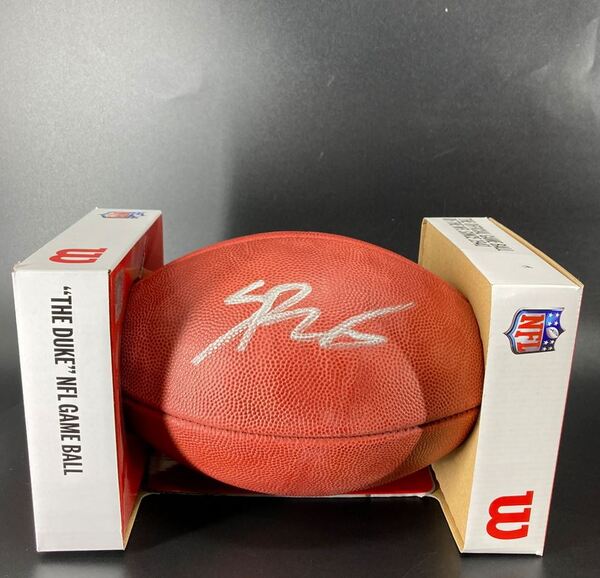 NFL - Saints Spencer Rattler Signed Authentic Football