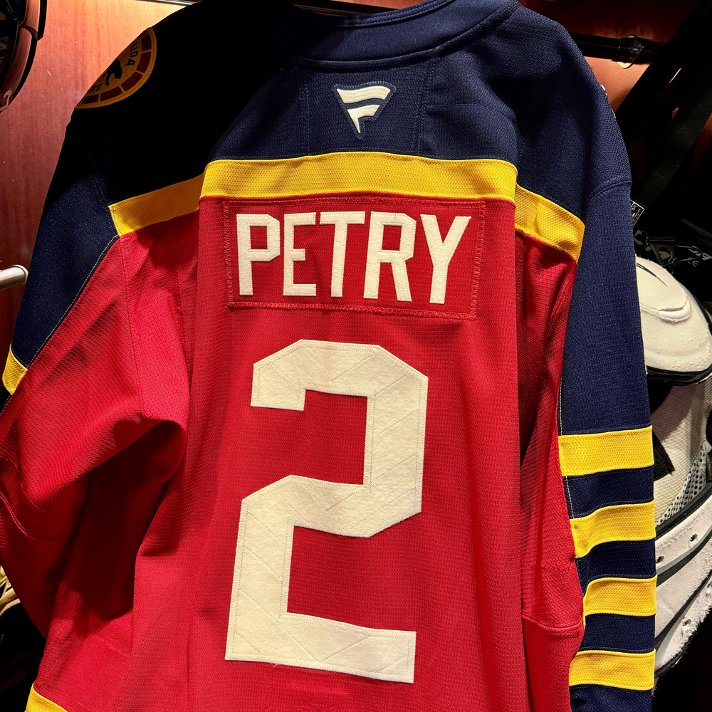 Jeff Petry Florida Panthers #2 2026 NHL Winter Classic Game-Used Red Jersey - Worn During the 1st Period on January 2, 2026 - Size 58