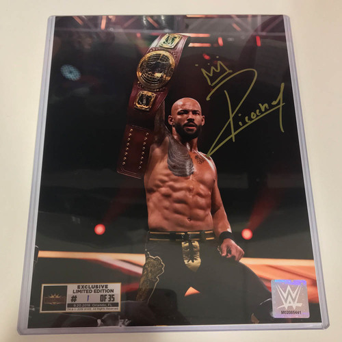 Ricochet WrestleMania 35 Limited Edition Autographed Photo (#1 of 35)