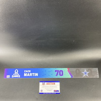 NFL - Cowboys Zach Martin 2023 Pro Bowl Games Nameplate Special Edition ...